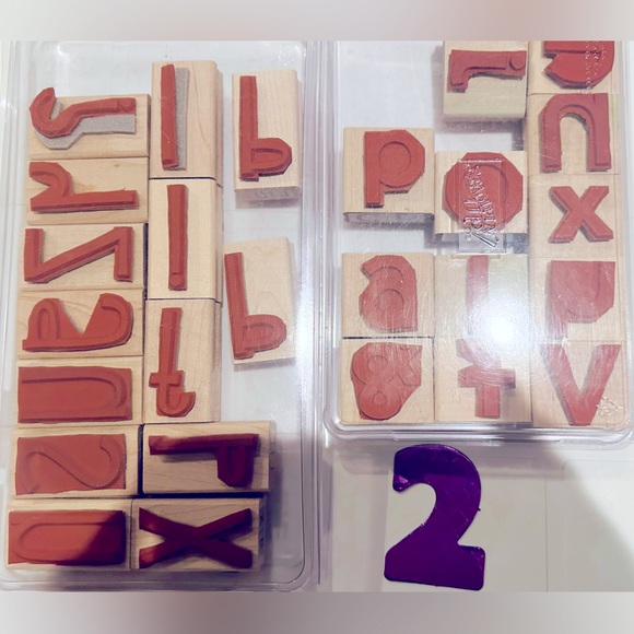 Stampin’ Up! Alphabet Stamp set (Lot 2) - Picture 4 of 4